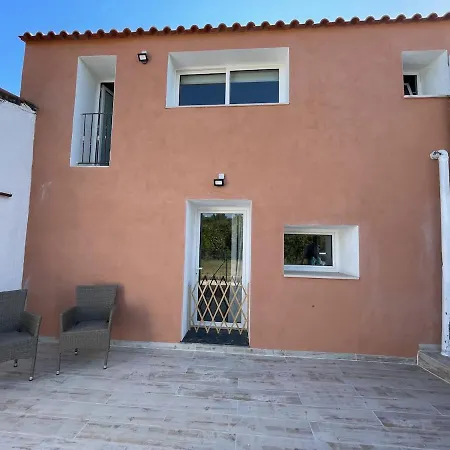Corps De Ferme Et A La Campagne Avec Piscine Dans Un Verger Vakantiehuis Pechão